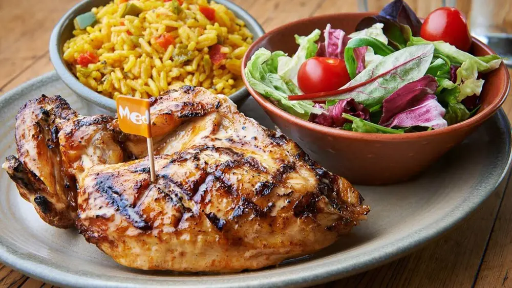 Nando's Menu UK 13 Peri Peri flame Grilled Chicken