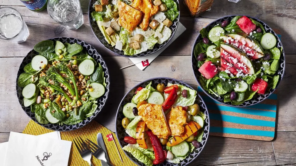 Nando's Menu UK 17 Sides and Extras