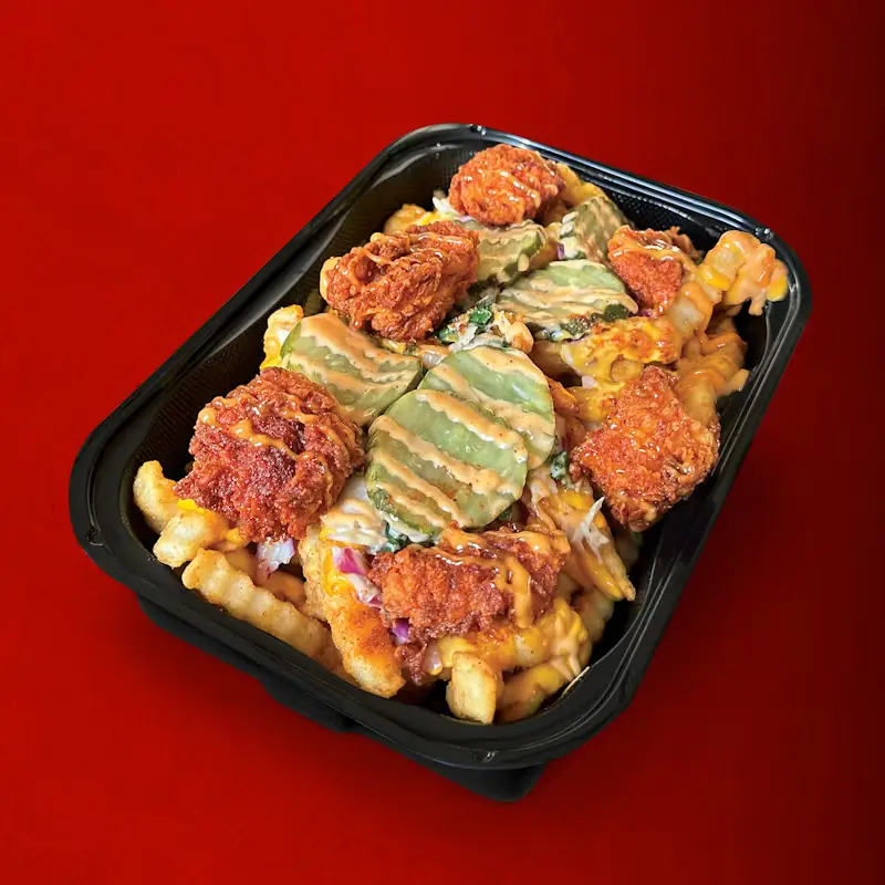 Hot Box Tenders Menu 6 Small Top Loaded Fries