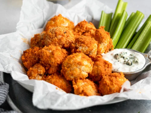 10 pc. Cauliflower Tender Bites 3 Crispy Buffalo Cauliflower Bites