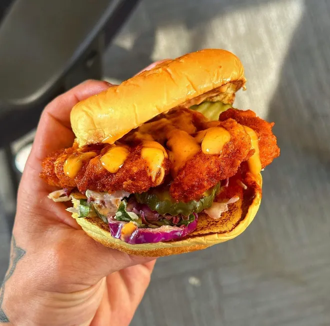Cauli Slider Hot Box 3 Cauliflower slider