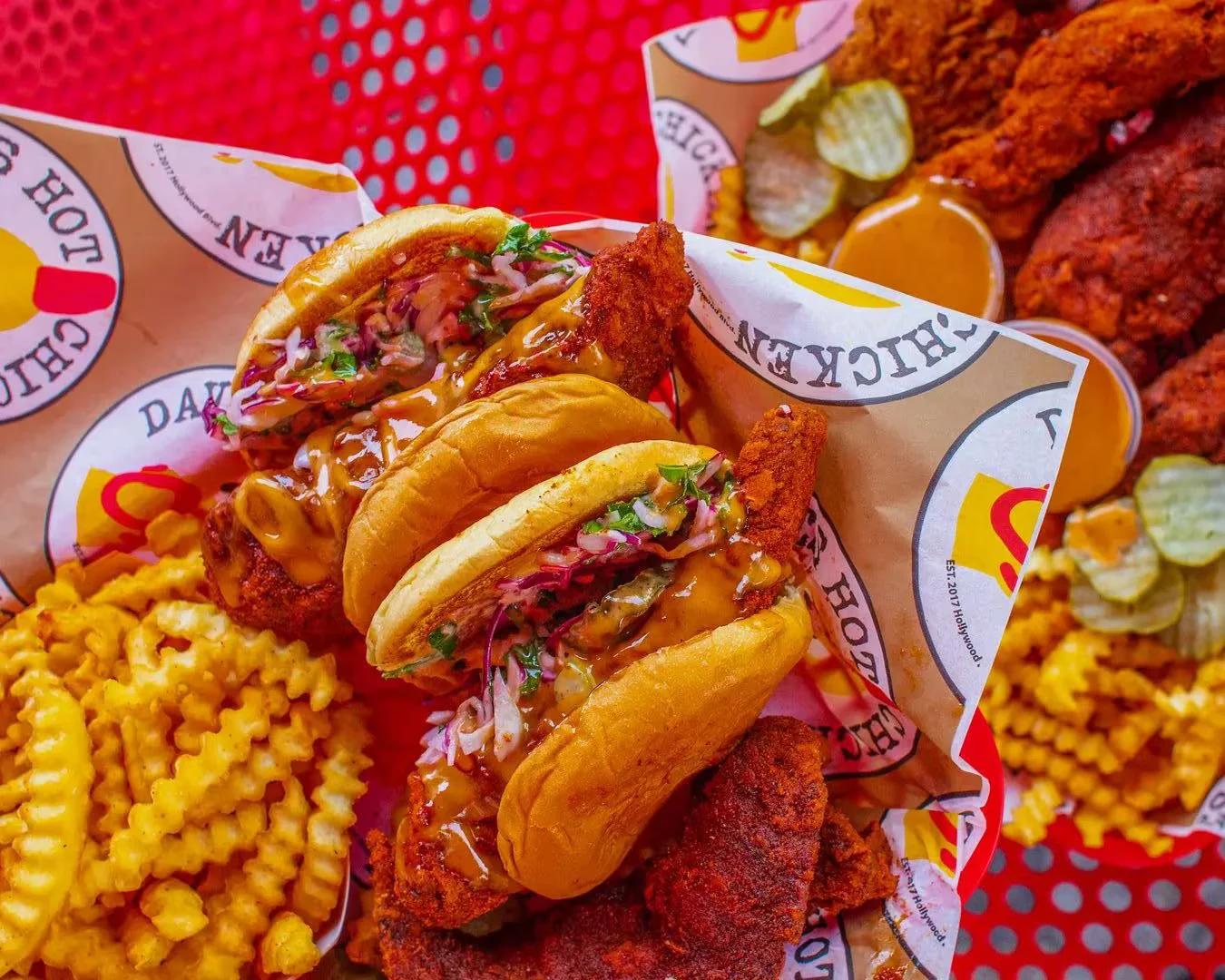 Hot Box Roulette- Sliders 4 Dave’s hot chicken sliders
