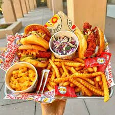 Cauli Dave’s #2: 2 Cauli Sliders w/ Fries 4 Dave's Hot Chicken Combo Meal