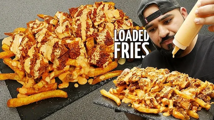 Large Top Loaded Fries 3 Large Top Loaded Fries