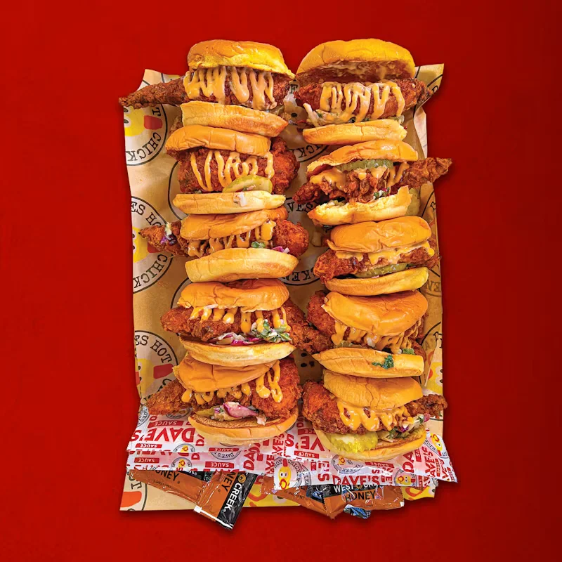 Dave's Hot Chicken Menu - Latest 2025 2 Hot Box - Sliders