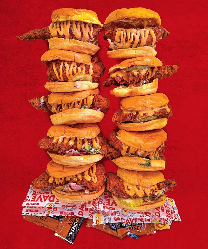 Dave's Hot Chicken Menu - Latest 2025 27 Hot Box Roulette- Sliders